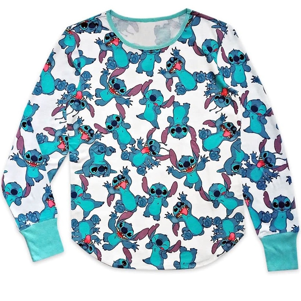 Stitch's soft sleep shirt with contrast trims Size large